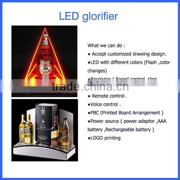 Glass Crystal Ice Acrylic Bottle Display,Plastic Wine Racks display