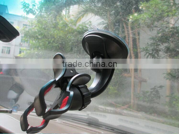 Universal 360 rotation flexible car double cup holder for Huawei for HTC