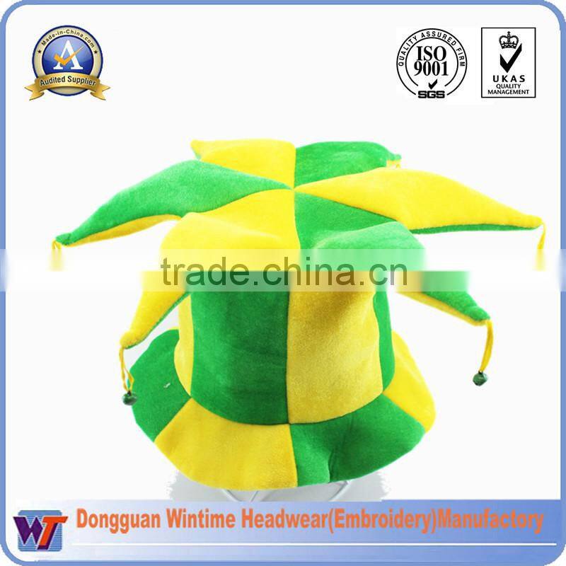 Yellow Green Top Funny Carnival Hats for Kids