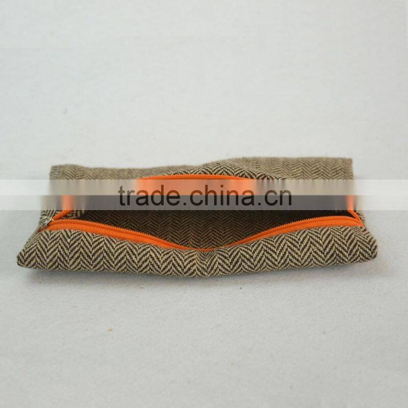 China durable zipper cotton canvas tote bag