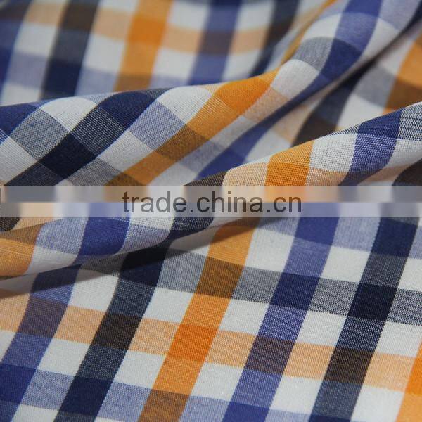 Polyester cotton yarn dyed burberry fabric