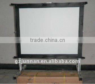 Holographic rear projection transparent screen