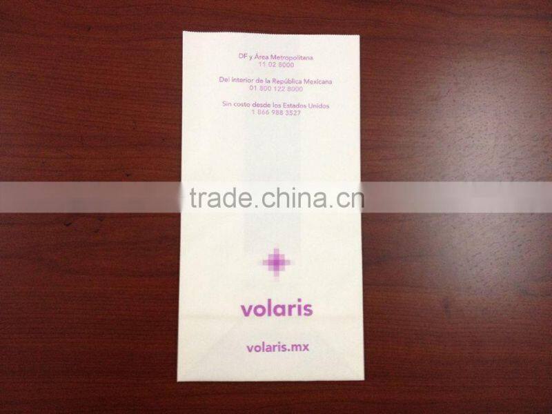 disposable airplane barf bag with high quality