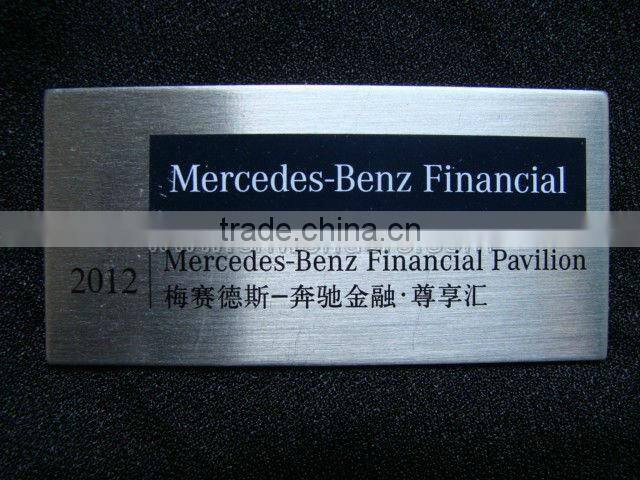 High quality custom name plate card