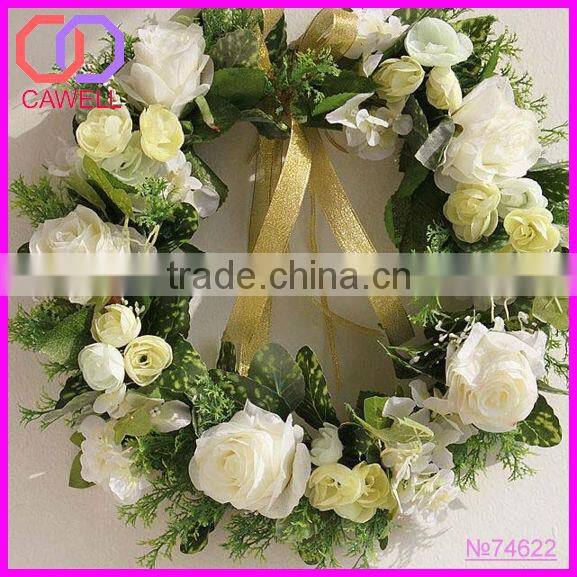 wholesale supplier decorative flower christmas wreath