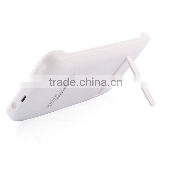 4200mah woth back stand battery case for samsung galaxy duos