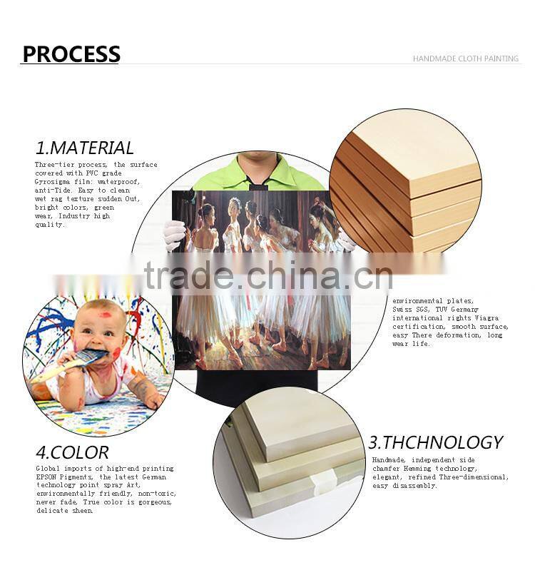 Home decoration dancing woman painting on canvas