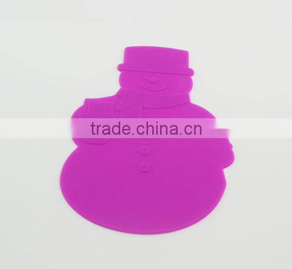 Heat-resistant silicone iron mats in iron shape