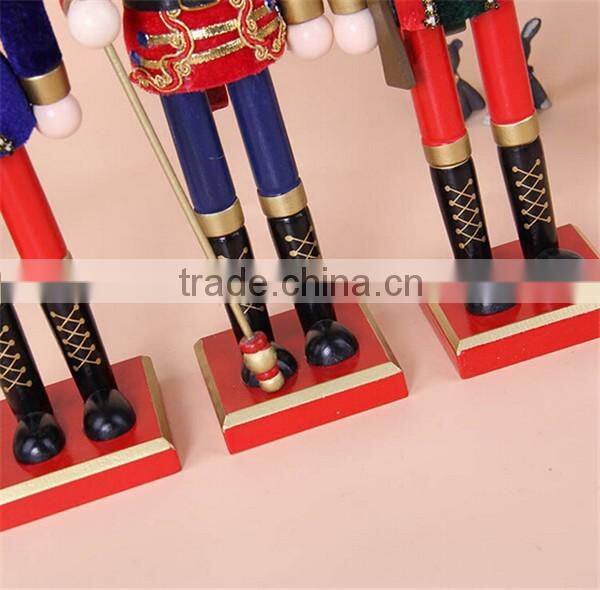 wholesale christmas wooden soldier nutcracker for christmas decoration yiwu