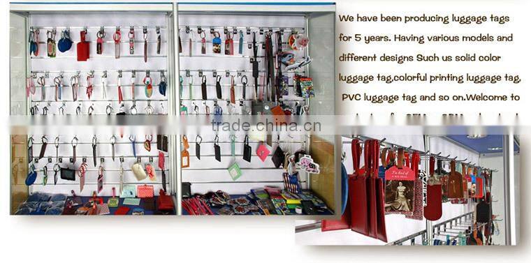 Travel Tag genuine Leather luggage tag wholesale