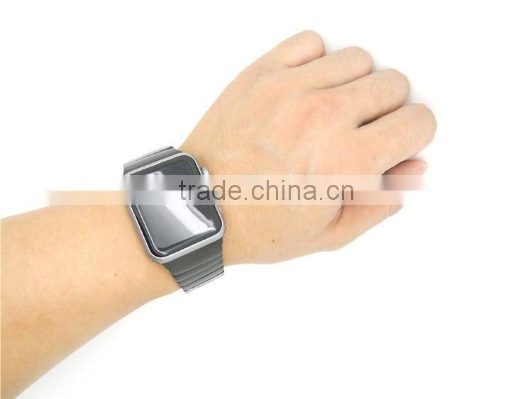 2016 Custom OEM logo business stainless steel watch band for apple