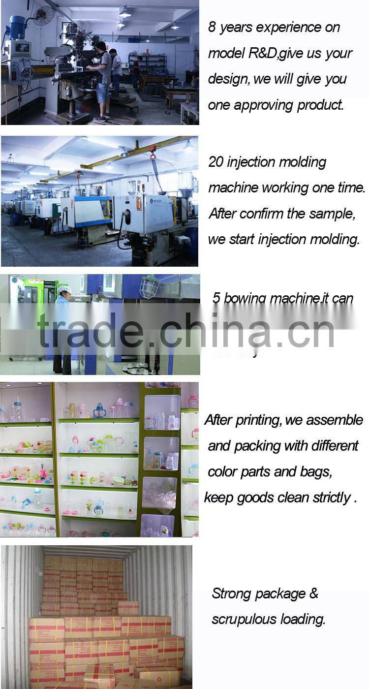 Food grade bear plastic bpa free baby pacifier clip