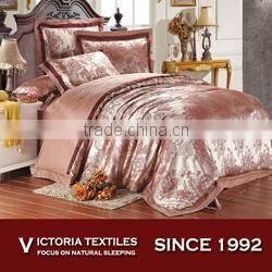 luxury jacquard design bedding quilt sheets set for master bedroom
