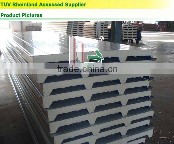 Chinese colored steel 50mm polystyrene tile
