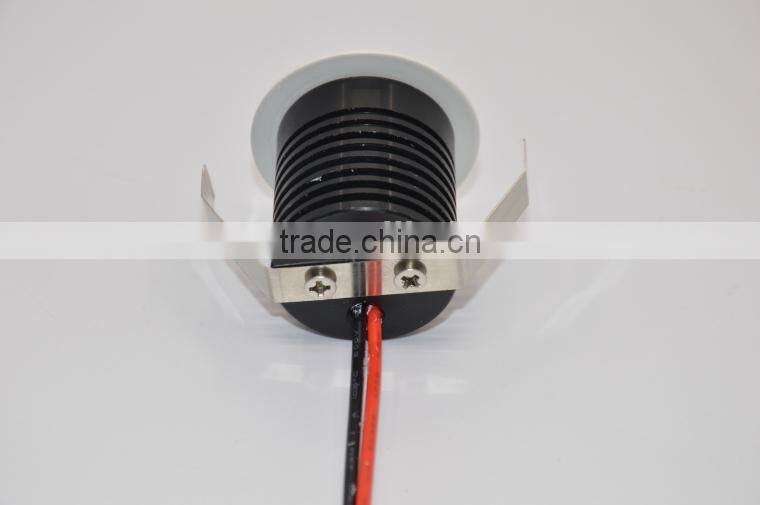 Epistar COB Clear diffuser Round 3W LED downlight TEC002S3WR2
