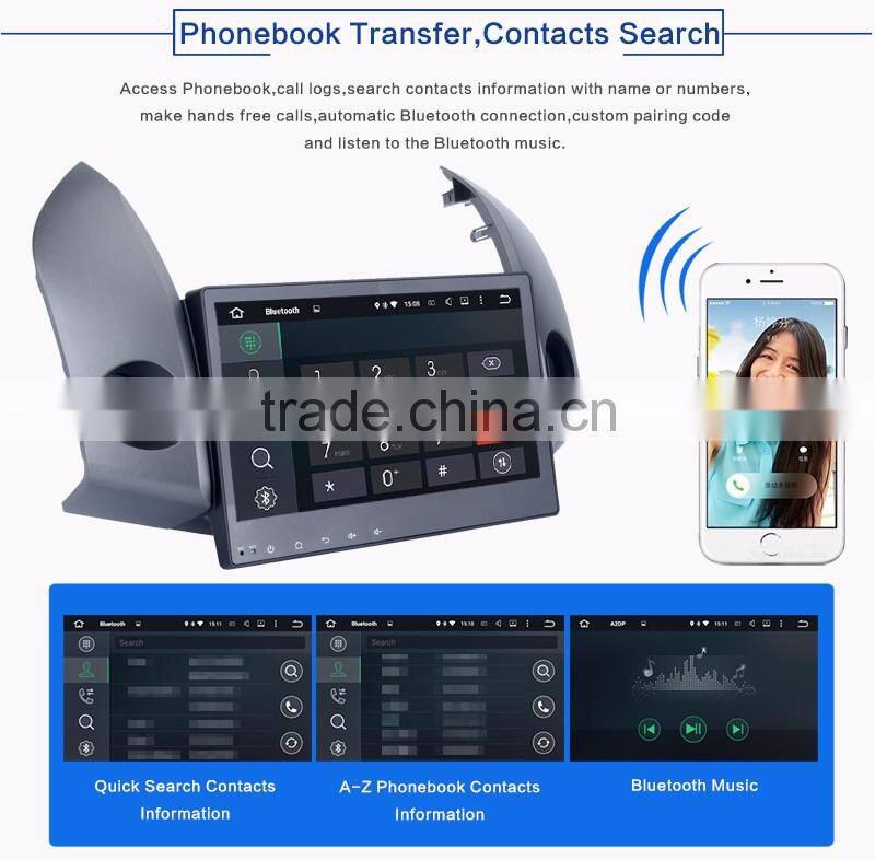 Car dvd player bluetooth universal gps for rav4 with gps