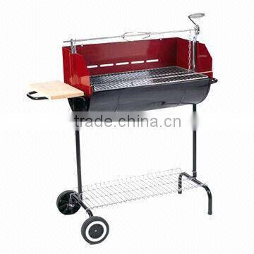 S tainless steell bbq grills Oil Drum Half Barrel Charcoal BBQ Grill