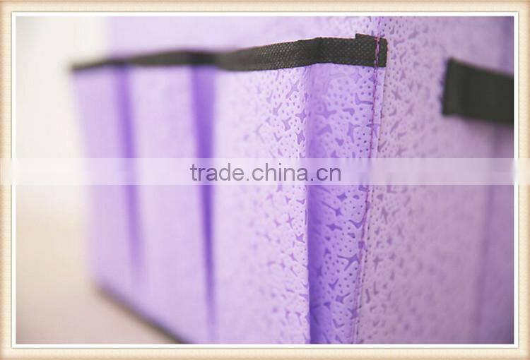 New material sundries organizer non woven cosmetic storage box
