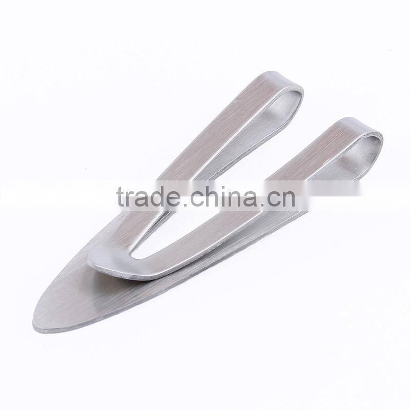 2016 wholesale stainless steel custom mens jewelry mental money clip