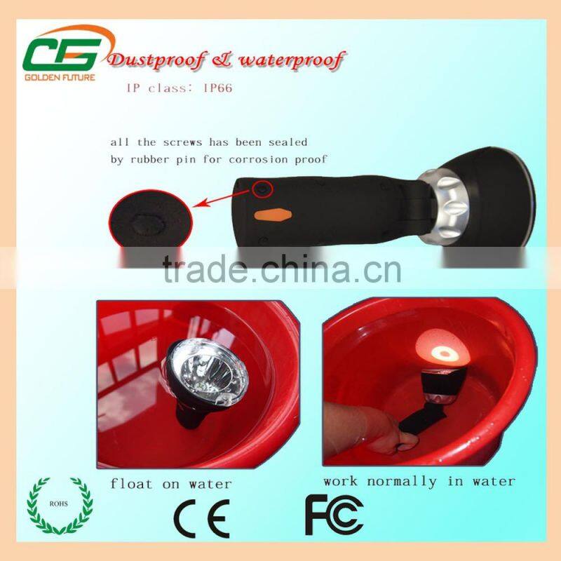 High lumens portable IP66 led fishing flashlight