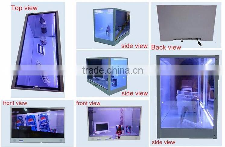 32" 1920x1080 LCD advertising transparent display