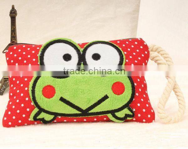 Lovely Dot The Frog Fabrics Woman Coin Wallet Wholesale ZTCW-0014