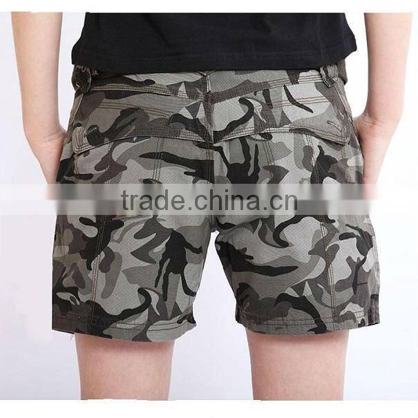 European clothing wholesale army green casual shorts