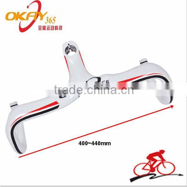 Carbon fiber road bike handlebar carbon bicycle stem handlebar