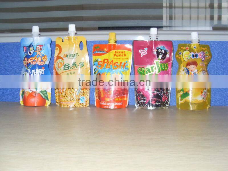 Full automatic 2 nozzles spout stand up pouch packing machine