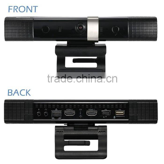 HD6R Full HD Android 4.4 Smart TV Box Built-in HD AF Camera&Dual Mic and dual Speaker HD6 Media player RK3188 Quad Core 2G+16G