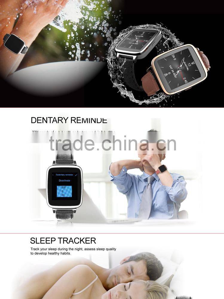 MT2502A Compatible OS including IOS and Android 1.54" IPS touch screen bluetoothwatch