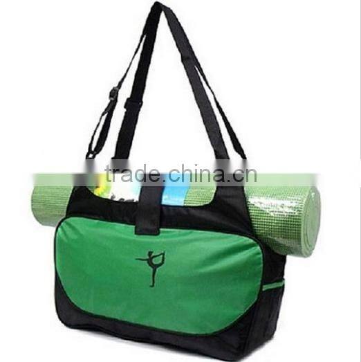 Carrier Gym Tote Pad Holder Exercise Pilates Fitness Sports Green Yoga Mat Bag