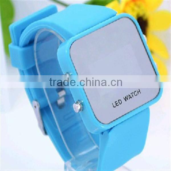 2015 wholesale colorful silicone led watches with factory price