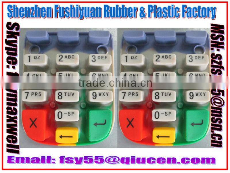 Remote Control Conductive Rubber Keypad / Silicone Rubber Keypad For Calculator / Silicone Rubber Keypad For Electronics