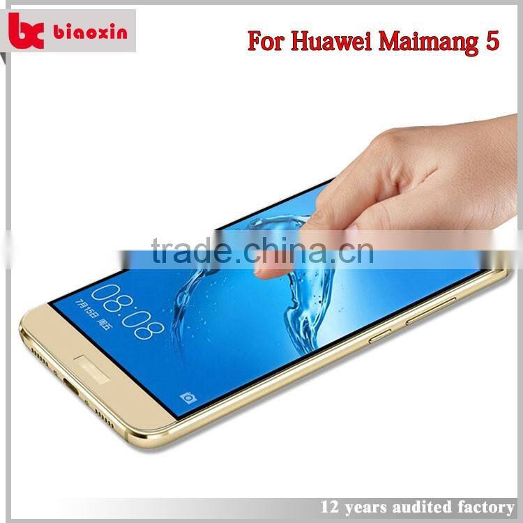 Heavy duty shockproof and high impact tempered glass screen protector for huawei maimang 5