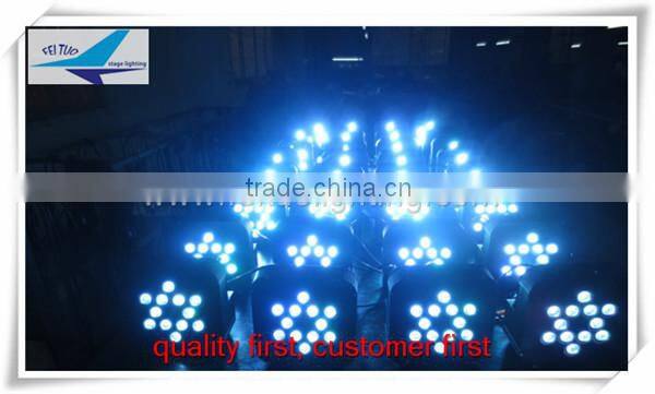4IN1 12pcs 10w RGBW wireless flat led par light