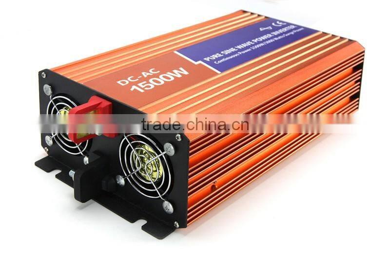 power converter 1.5kw dc/ac converter 24v to 220v