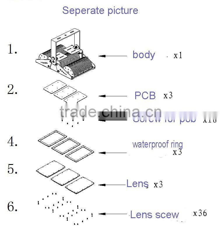 2016 new waterproof led linear lampada de led