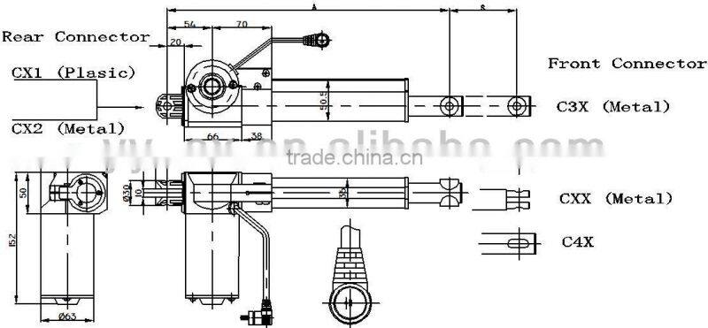 Mechanical tv lift stand