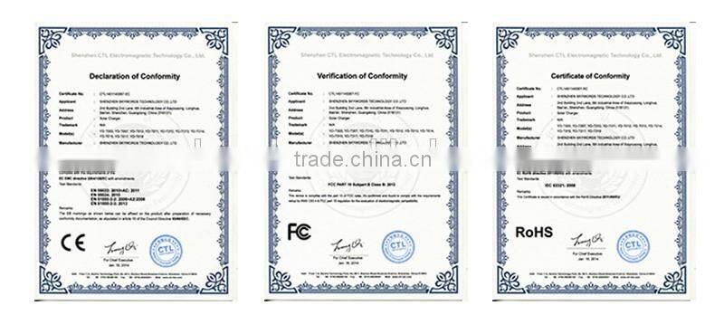 Hot sale 10000mah portable solar charger for samsung mobile phone with led and compass