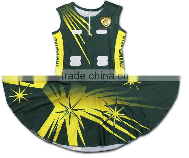 custom netball dresses