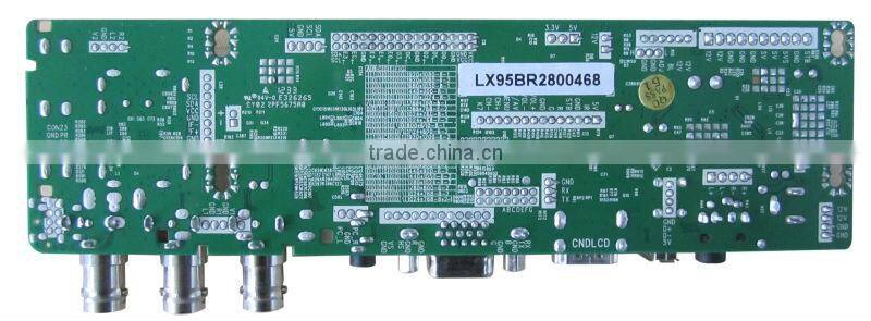 VGA HDMI USB Inputs LCD Controller board /LCD TV board with LED Backlight