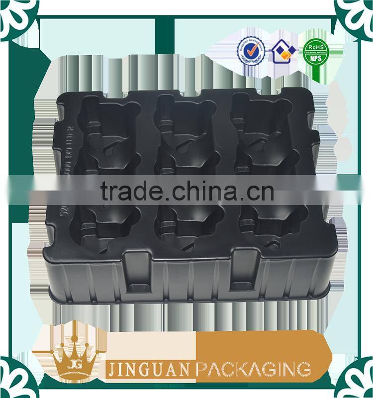 Custom logo Printed Thick Black Auto Parts Container