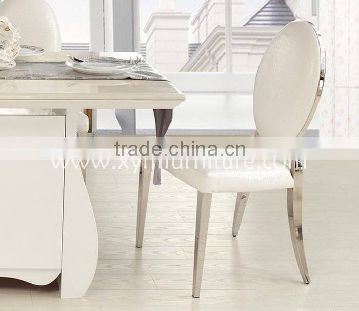 Romantic Style Beautiful Stainless Steel Banquet Chair