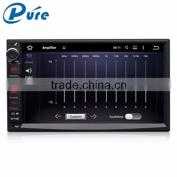 2 Din 7 inch android car dvd player with Bluetooth 3G GPS Wifi Radio