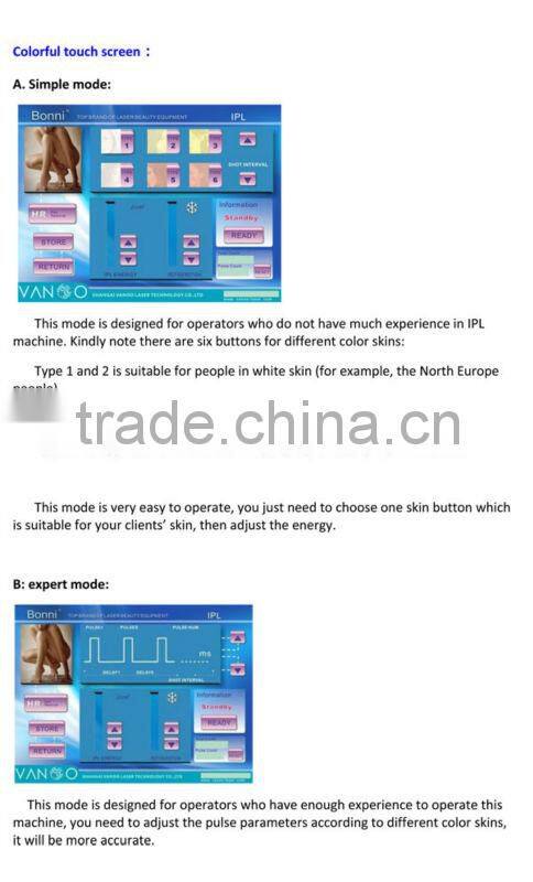 ipl hair removal streamline model