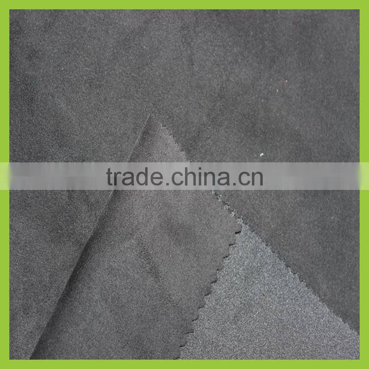 new ultra micro good handfeeling faux suede fabrics for windbreaker or hat
