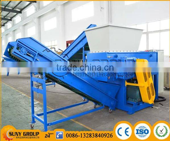 New Design Double Shaft Car Engines Shredding Machine Price