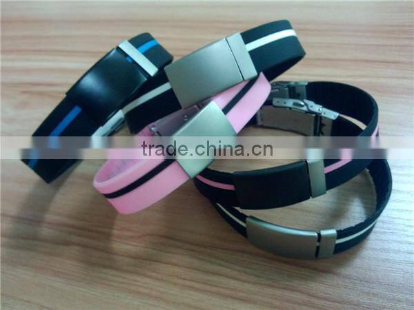Top selling promotional printed silicone emergency wristbands