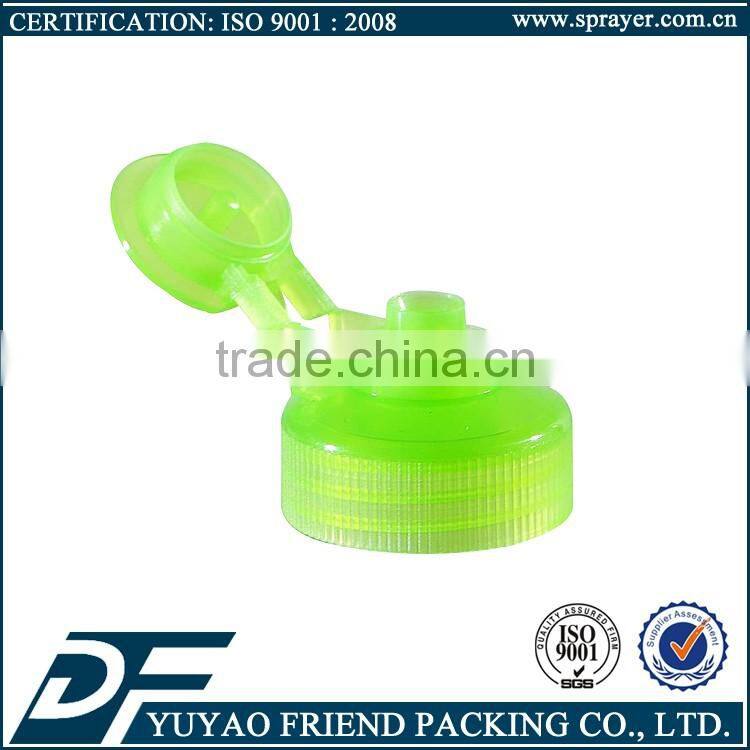 plastic bottle cap 28/400 28/410 28/415 plastic flip top cap, push pull cap